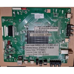 BAUHN ATVS48-0616 MAIN BOARD T.MS6488E.U801 B16043256 B16043267