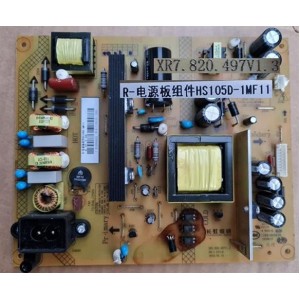 CHANGHONG LED43D2200 POWER BOARD XR7.820.497V1.3 HS105D-1MF11