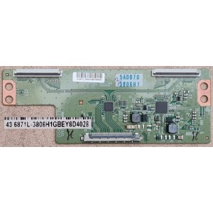 DURABASE DL43F577S4CWI T-CON BOARD 6871L-3806H