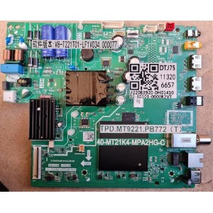 FFALCON 40SF3 MAIN BOARD TPD.NT9221.PB772 40-MT21K4-MPA2HG-C V8-T221T01-LF1V034.000077