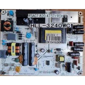 HISENSE HL40K160PL POWER BOARD RSAG7.820.4737 HLL-3240WC 161364