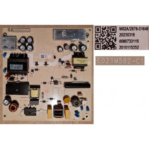 JVC LT-55N7115A11 POWER BOARD E021M592-C1 TV5006-ZC02-16 M02A/2876