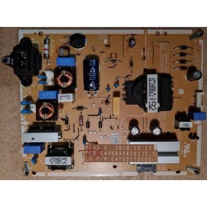 LG 43UM7300PTA POWER BOARD EAX68304101 EAY65170101 LGP43T-19U1