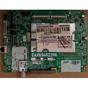 LG 55NANO75TPA MAIN BOARD EBU66379901 66687002 EAX69462206