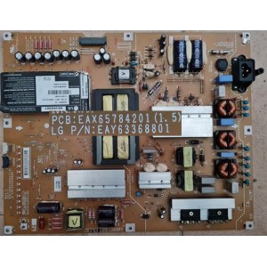 LG 60UB850T POWER BOARD EAY63368801 EAX65784201