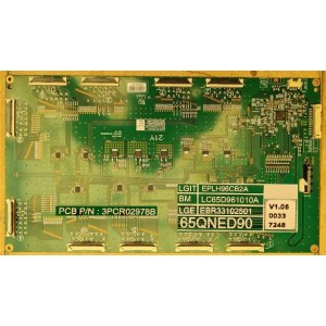 LG 65QNED91TPA LED DRIVE BOARD EBR33102501 EPLH96CB2A LC65D961010A 3PCR02978B