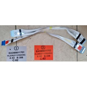 LG 65UQ9000 FFC CABLES EAD65611701 EAD65611702