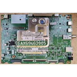 LG 75NANO86TPA MAIN BOARD EAX69462005 66602904 EBU66263099