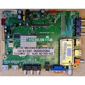 PALSONIC TFTV321HL MAIN BOARD T.MSD306.29B 1126 1A1G1592