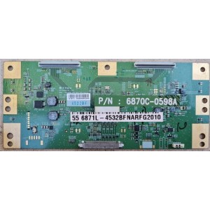 SONY KD55X7000D T-CON BOARD 6870C-0598A 6871L-4532B