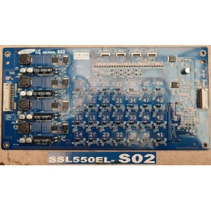 SONY KDL55NX810 LED DRIVE BOARD SSL550EL-S02