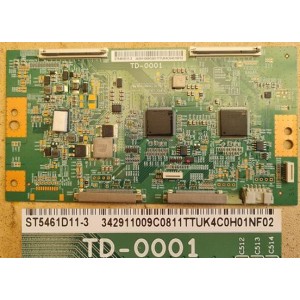 SONY XR-55X90J T-CON BOARD ST6451D11-3 TD-0001