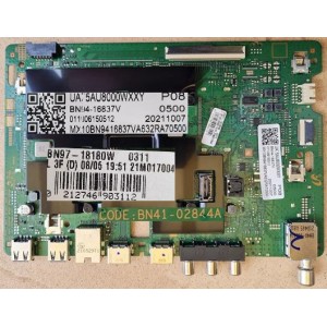 SAMSUNG UA75AU8000 MAIN BOARD BN94-94-16837V BN97-18180W BN41-02844A