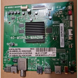 TCL 43P6US MAIN BOARD 40-MS86L1-MAA2HG 08-AU43CUN-OC402AA