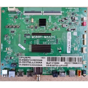 TCL 55E18US MAIN BOARD 08-MS86H14-MA200AA 40-MS86H1-MAB2HG MS6586 V8-S586T02