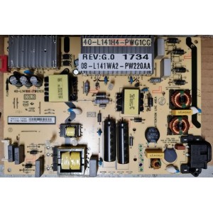 TCL 55S6000FS POWER BOARD 08-L141WA2-PW220AA 40-L141H4-PWG1CG 