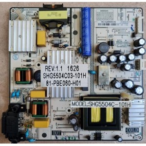 TCL 60E6000US POWER BOARD SHG5504C-101H SHG5504C03-101H 81-PBE060-H01