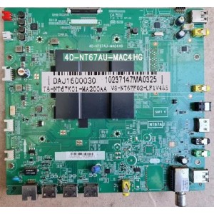 TCL 60E6000US MAIN BOARD 40-NT67AU-MAC4HG V8-NT67F02-LF1V483