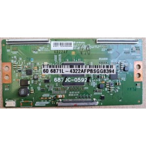 TCL 60E6000US T-CON BOARD 6870C-0592A 6871L-4322A