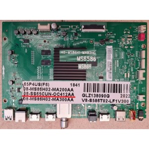 TCL 65P4US MAIN BOARD 40-MS86H1-MAC2HG MS6586 08-SS65CUN-OC412AA