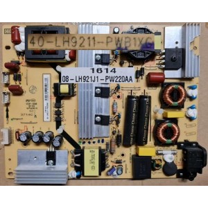 TCL L55E5800US POWER BOARD 40-LH9211-PWB1XG 08-LH921J1-PW220AA