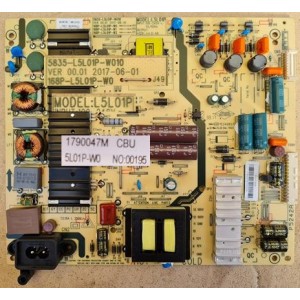 TOSHIBA 55U7750A POWER BOARD 5835-L5L01P-W010 168P-L5L01P-W0 L5L01P 1790047M 5L01P-W0