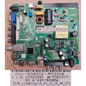 VIANO TV32DHD MAIN BOARD HK.T.RT2936P639 HW-18090021